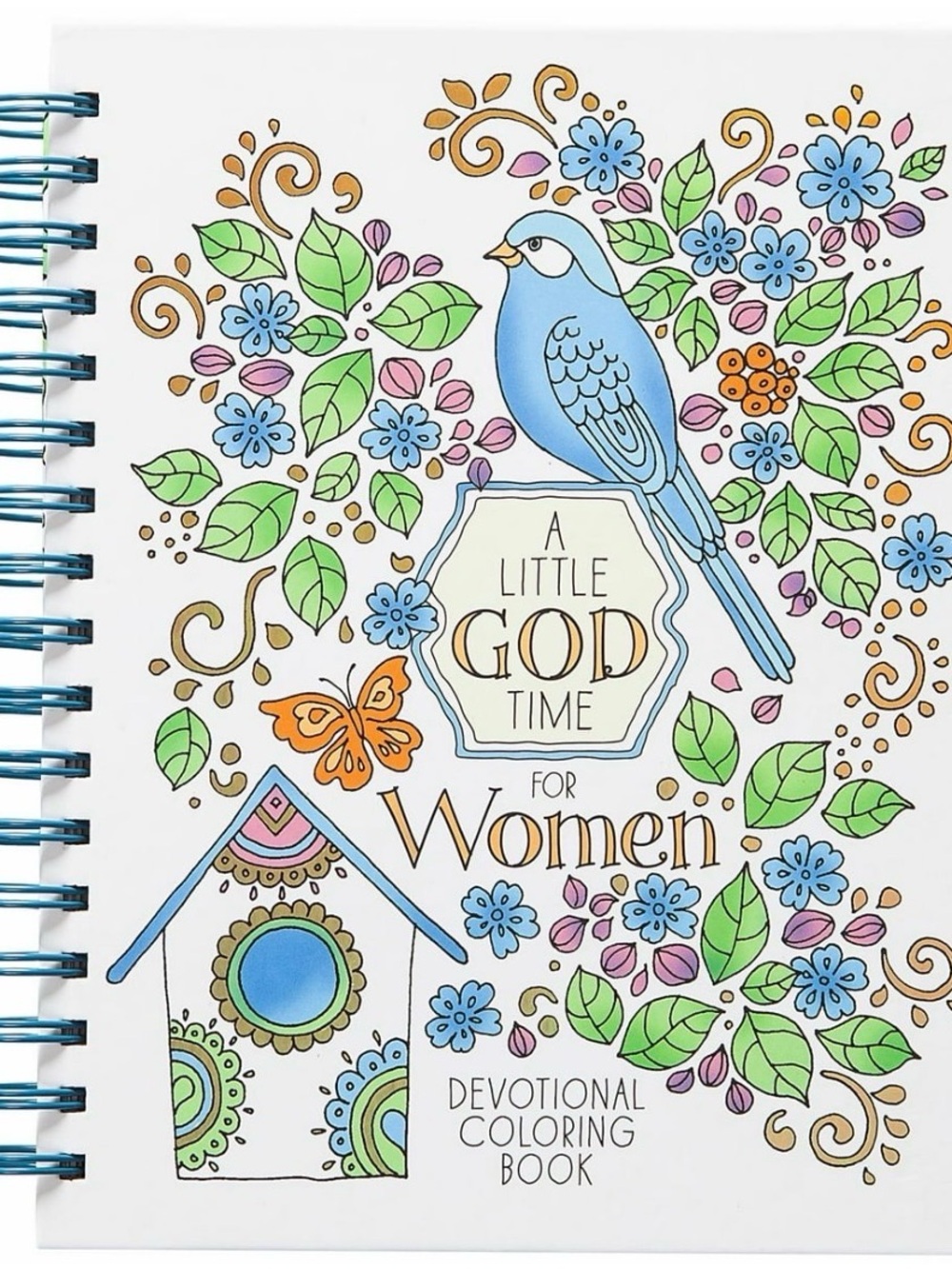 A Little God Time for Women Christian Biblical Devotional Coloring Book